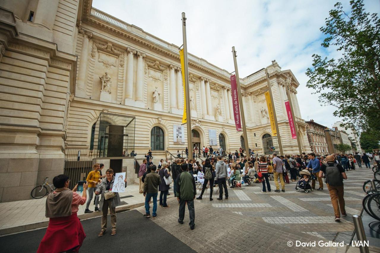 Pour Une Escapade A Nantes, Face Au Musee D'Arts Apartment Exterior photo